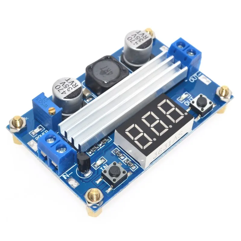 LTC1871  Boost Module  3.5-35V 100W With Dual Display Voltmeter HIGH QUALITY M22 