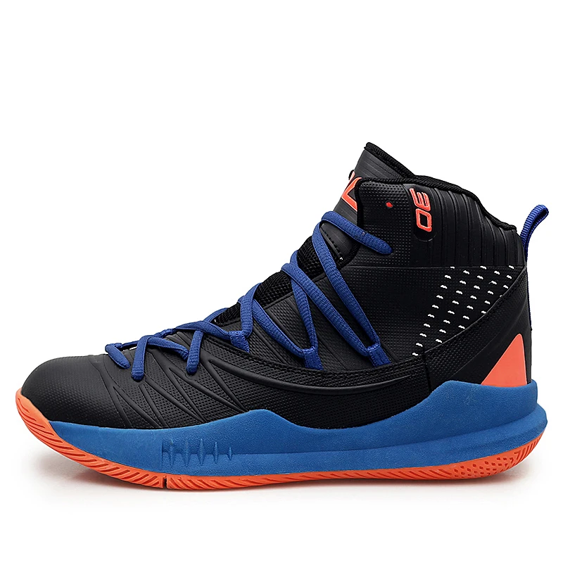 

2020 new men's and women's basketball shoes customized logo indoor and outdoor sports basketball shoes, Black