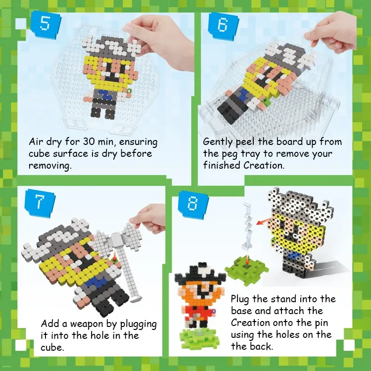 
Jandoon Best selling Water Fused Cubes Educational Puzzle Toy Craft DIY Kit Toys for Children 