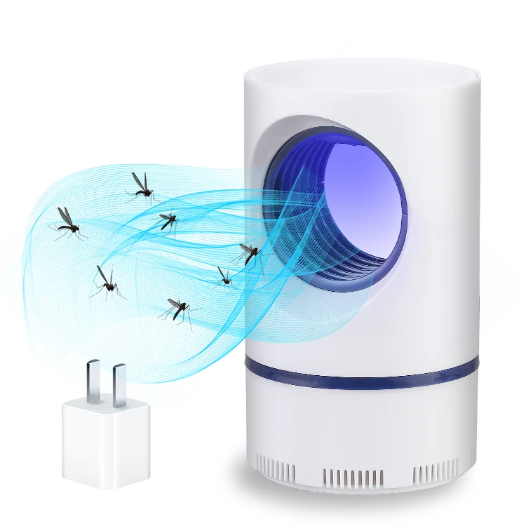 

Chemical-free Photocatalyst Mosquitos Killer Lamp Pest Repeller Usb Powered Led Mosquito Repellent Trap Lamp, White