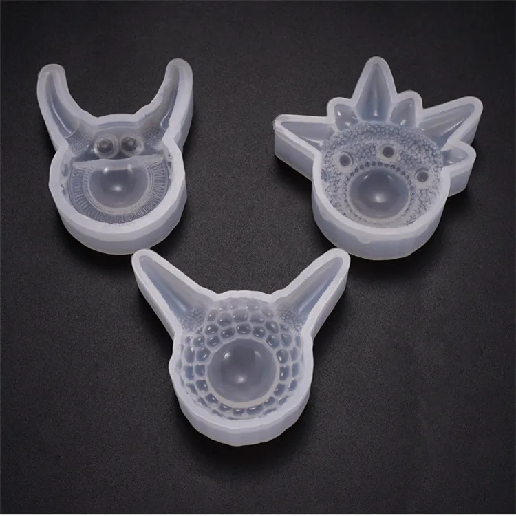 

DIY Resin evil eye phone Pendant Making Demon eye silicone resin Mold, White