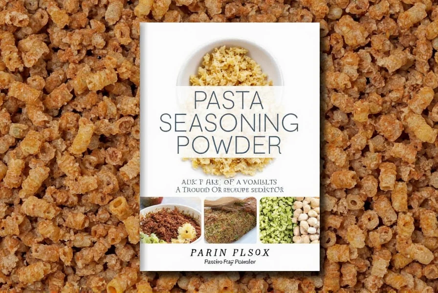 Mixing pasta seasoning powder