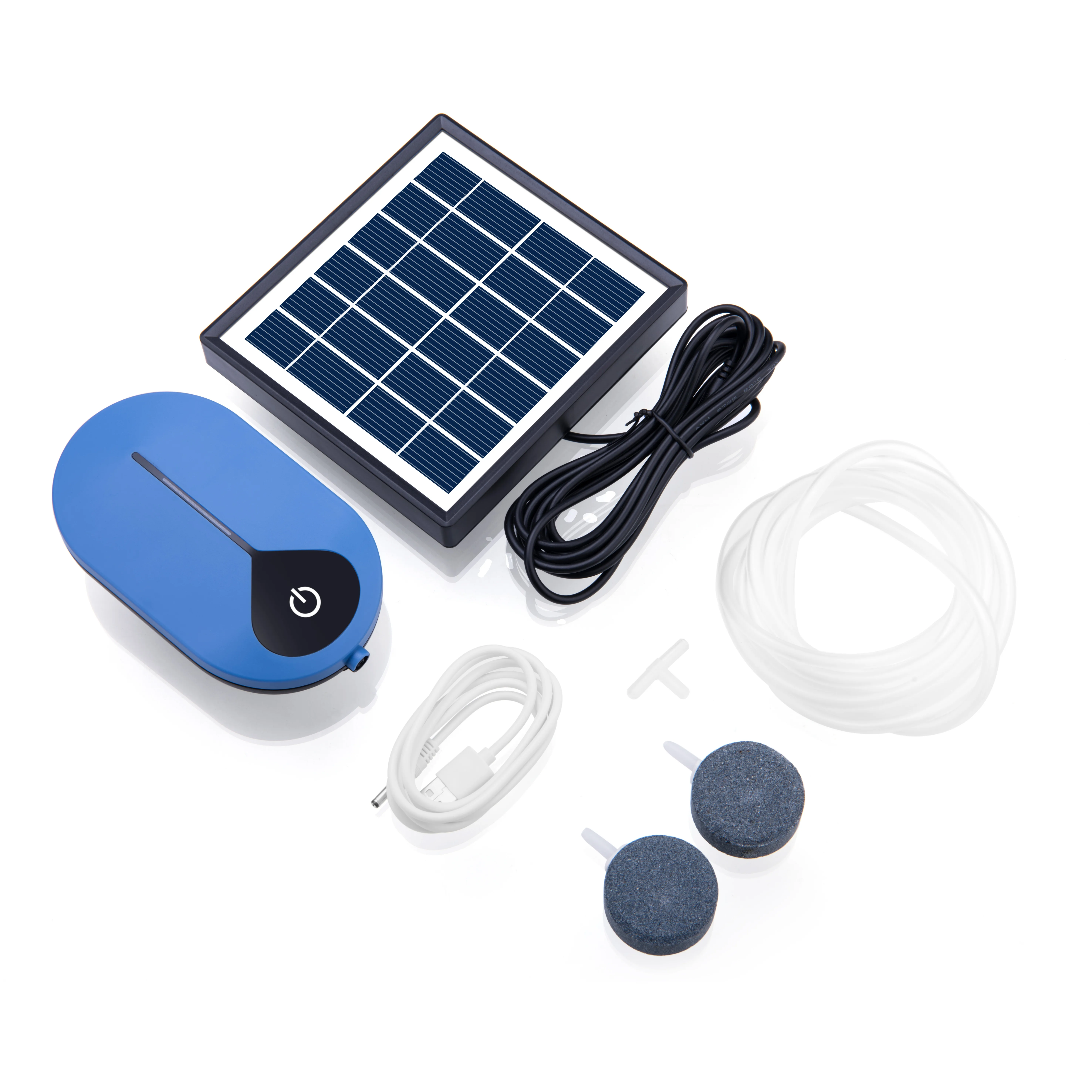 Solar Waterproof Water Pump Tank Oxidizer for Outdoor Pool Small Pond & Landscape Horticultural Circulation