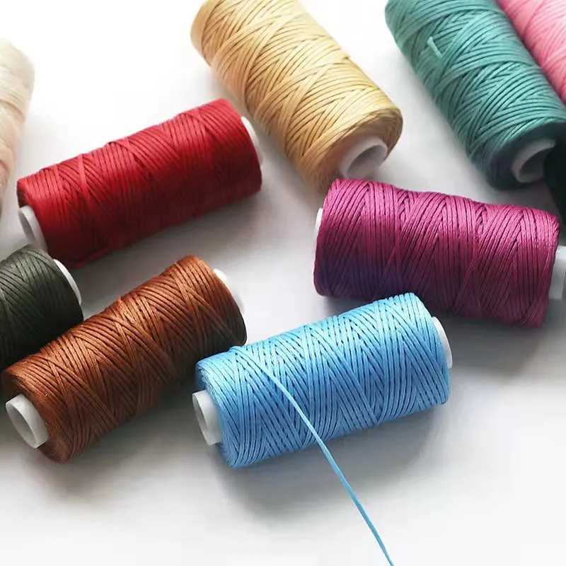 

Wholesale Factory Colors DIY Handmade 250m Leather Sewing 1mm Flat