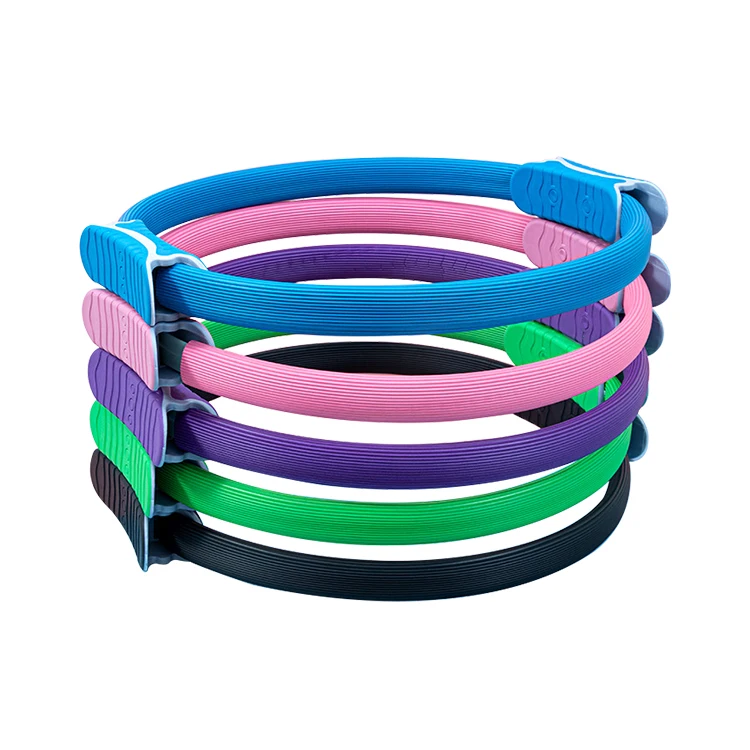 

Top Quality Pilates Ring Resistance Fiberglass Exercise Fitness Ring for Intensilty Exercise