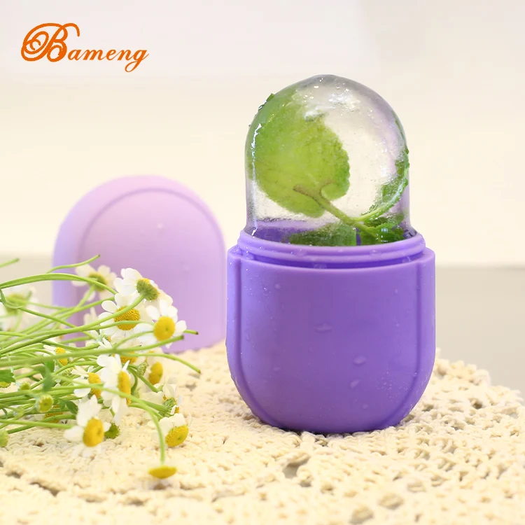 

Coolnice ice ball facial massage silicone face ice vit cube beauty roller ice facial massager, Options