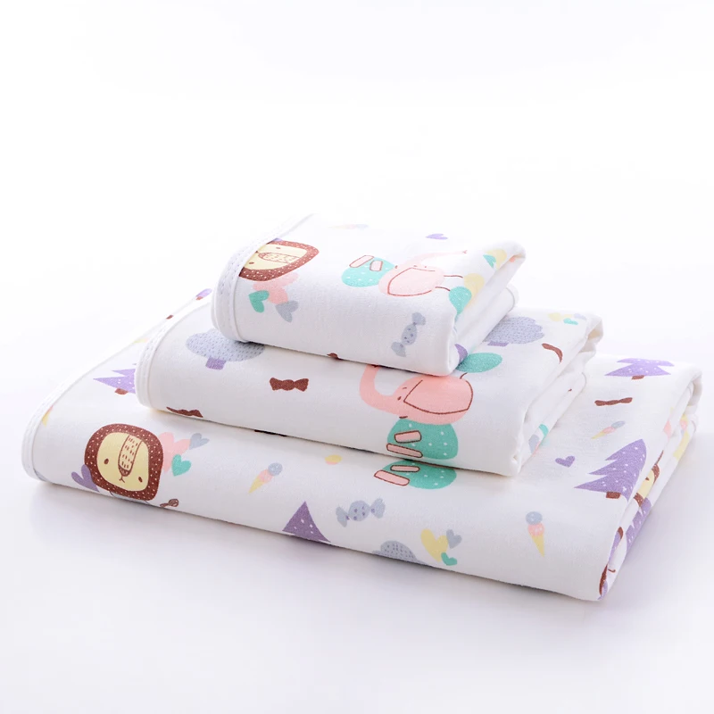 

Customized Portable Waterproof Washable Printed Color Baby Diaper Changing Pads Diaper Urine Pad