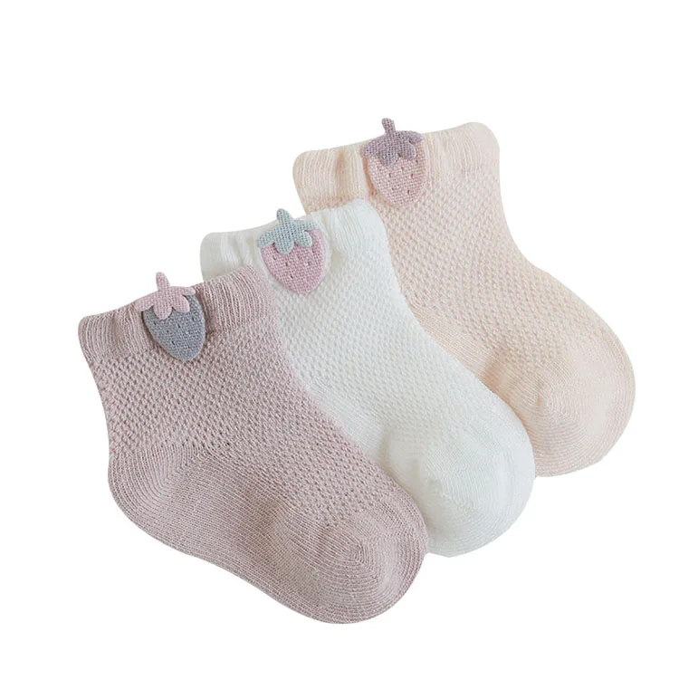 

Summer Breathable Crew Mesh Ventilating Cotton Baby Socks Children, Custom color