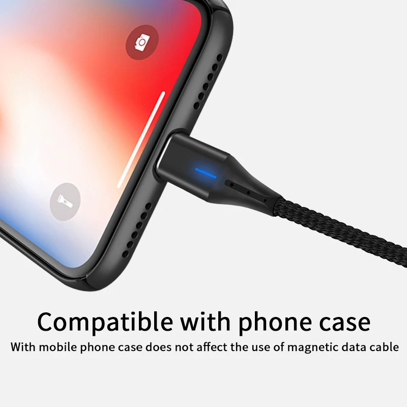 Wholesale 3 in 1 Micro USB Cable 3A Type C Fast Cable Magnetic Charging Cable for iPhone Charger Data Line - ANKUX.COM