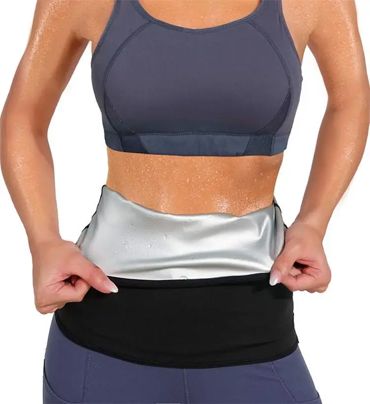 

Hot Sauna Sweat Belt Body Shapers Waist Trainer Slimming Workout Gym Fitness Belt for women Abdomen Fat Burning Shapewear