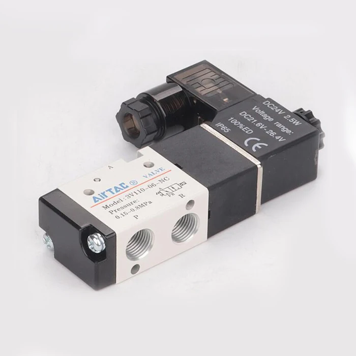 Original New Solenoid Valve 3v110-06 2 Position 3 Port 1/8" Pneumatic ...