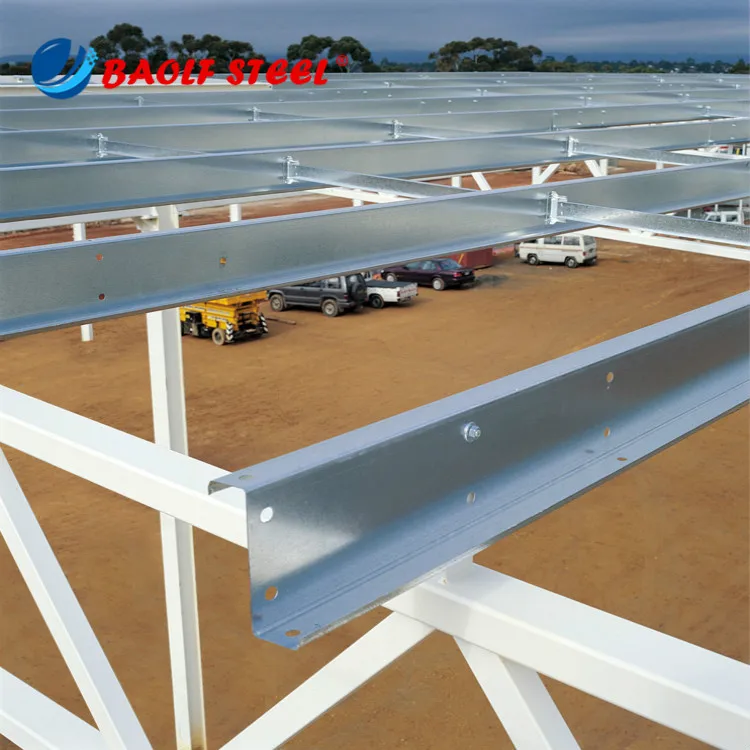 Galvanized Steel Profiles Cold Bending Structural Steel Z Purlin - Buy ...