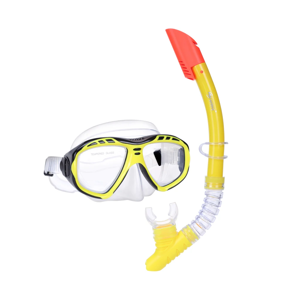 

New Arrival Snorkel Mask Set Low Volume Mask Scuba Diving Equipment Set, Blue,green,yellow,pink,purple etc