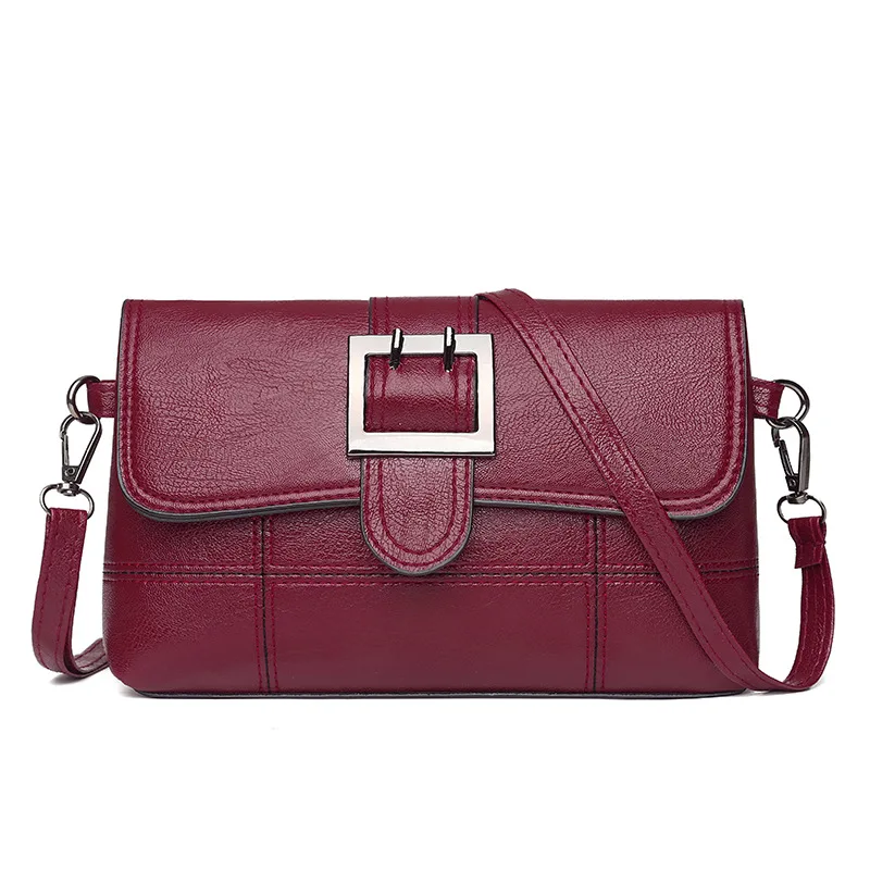 

Wine-red and Black 2021 Designer Cross Body Shoulder Messenger Ladies Bags