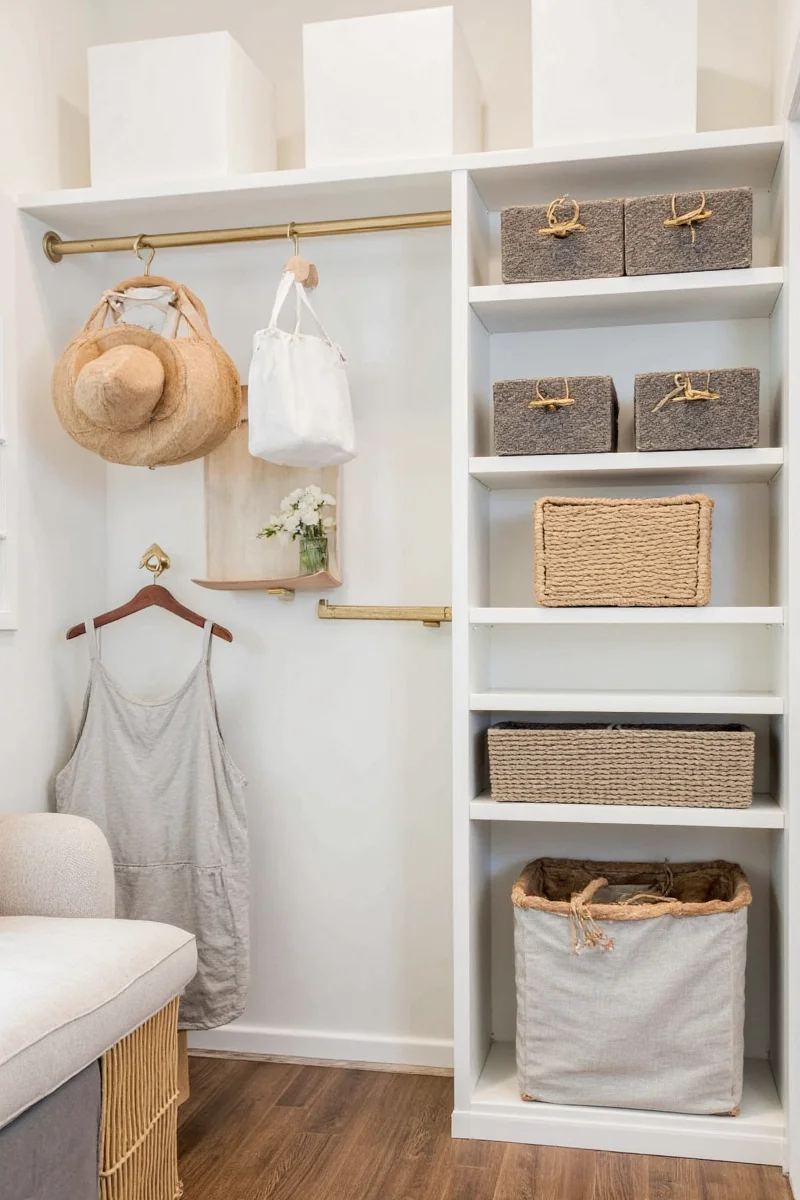 Small family-friendly storage closet