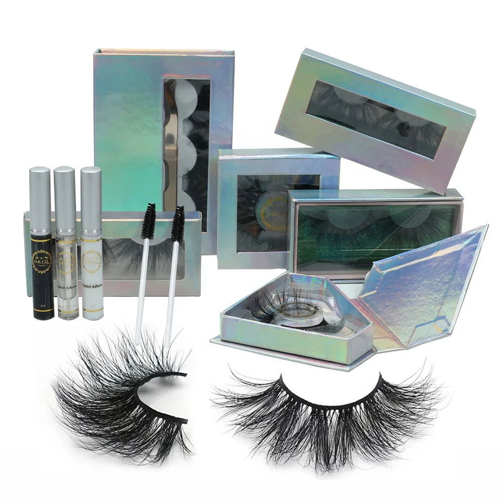

New Arrival Soft 100% Real Mink Fur Natural 3D Lashes Strip 30mm Eyelash Extension, Nature black