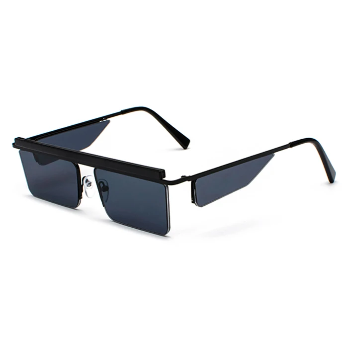 

HOT SALE new Black Stock Wholesale Fashion CE UV400 steampunk sun glasses Women men cool sunglasses Square