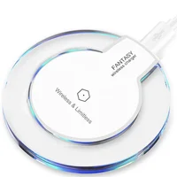 

K9 Universal Crystal Qi Wireless Charger With LED Light Mobile Phone Wireless Charging UUTEK