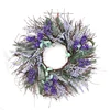 Summer Blue Hydrangea Silk Spring Door Wreath
