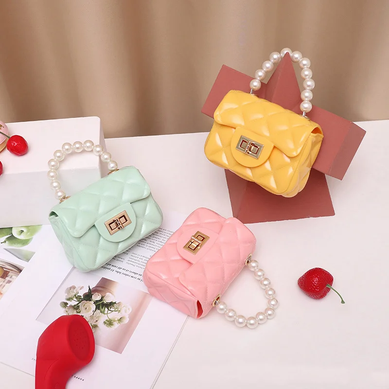 

Wholesale cheap price low MOQ kid jelly bags girls small mini PVC kids purses handbags, Customized color