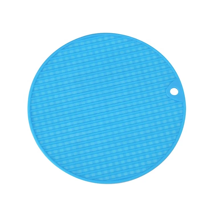 

Non-slip Round Silicone Hot Pad Bowl Mats