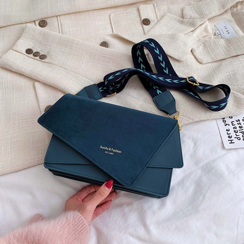 

2021 new vintage matte wide joker strap mini shoulder ladies women hand bags fashion designer leather flap purses and handbags, Black, khaki, green, coffee