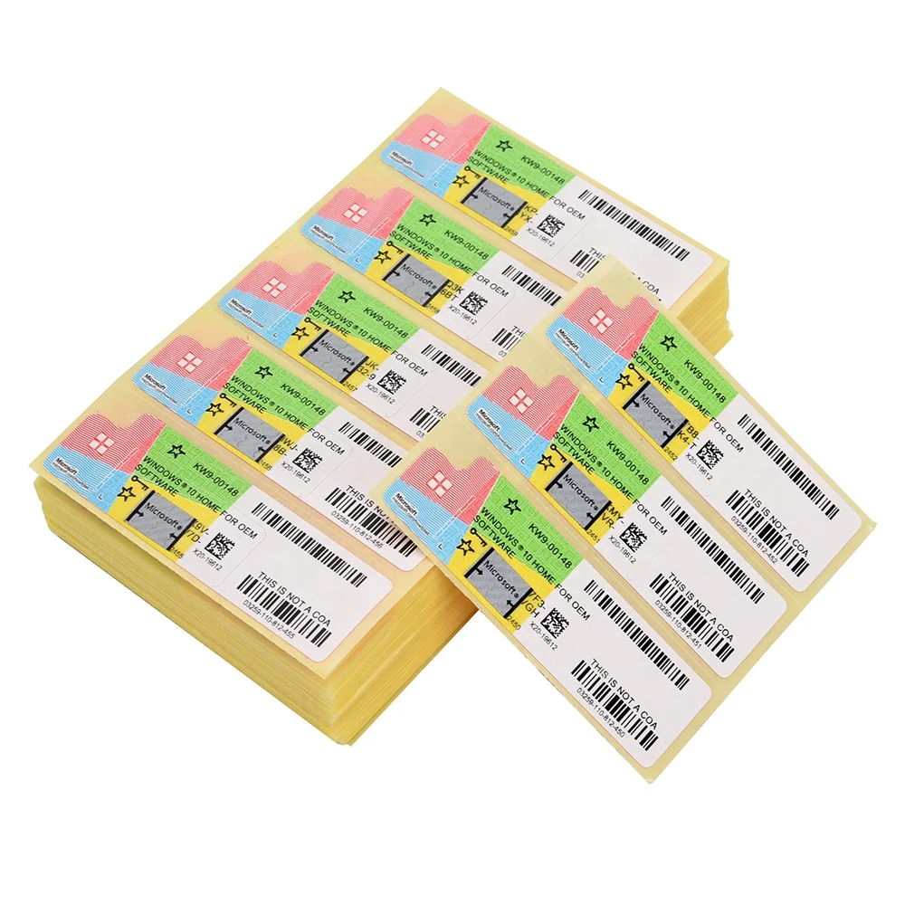 

Win10 Home OEM win 10 home key DHL Free Shipping Win 10 home