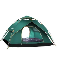 

Luxury outdoor family travel hiking tent double-layer automatic tent 4 season camping tent 3-4 people