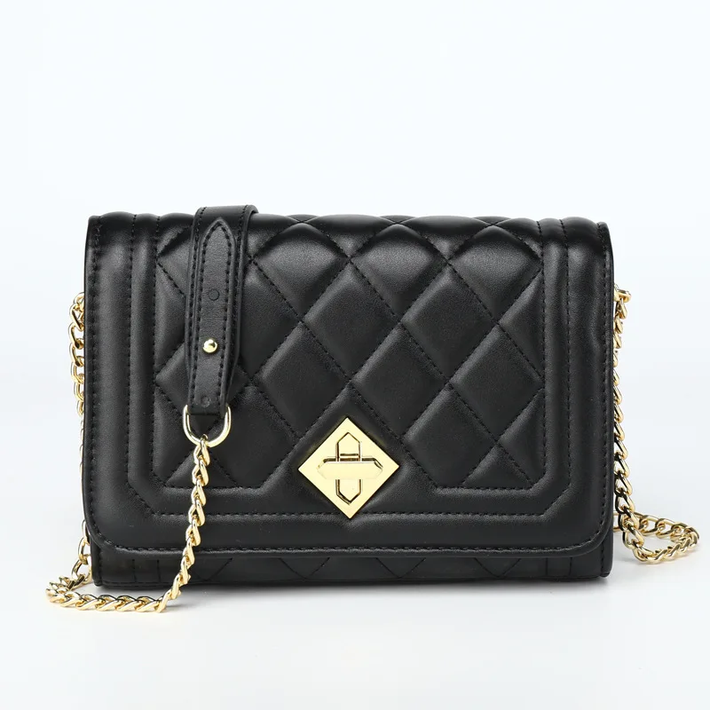 

Temperament small fragrant style rhombic chain bag all-match one-shoulder diagonal small bag, Customizable