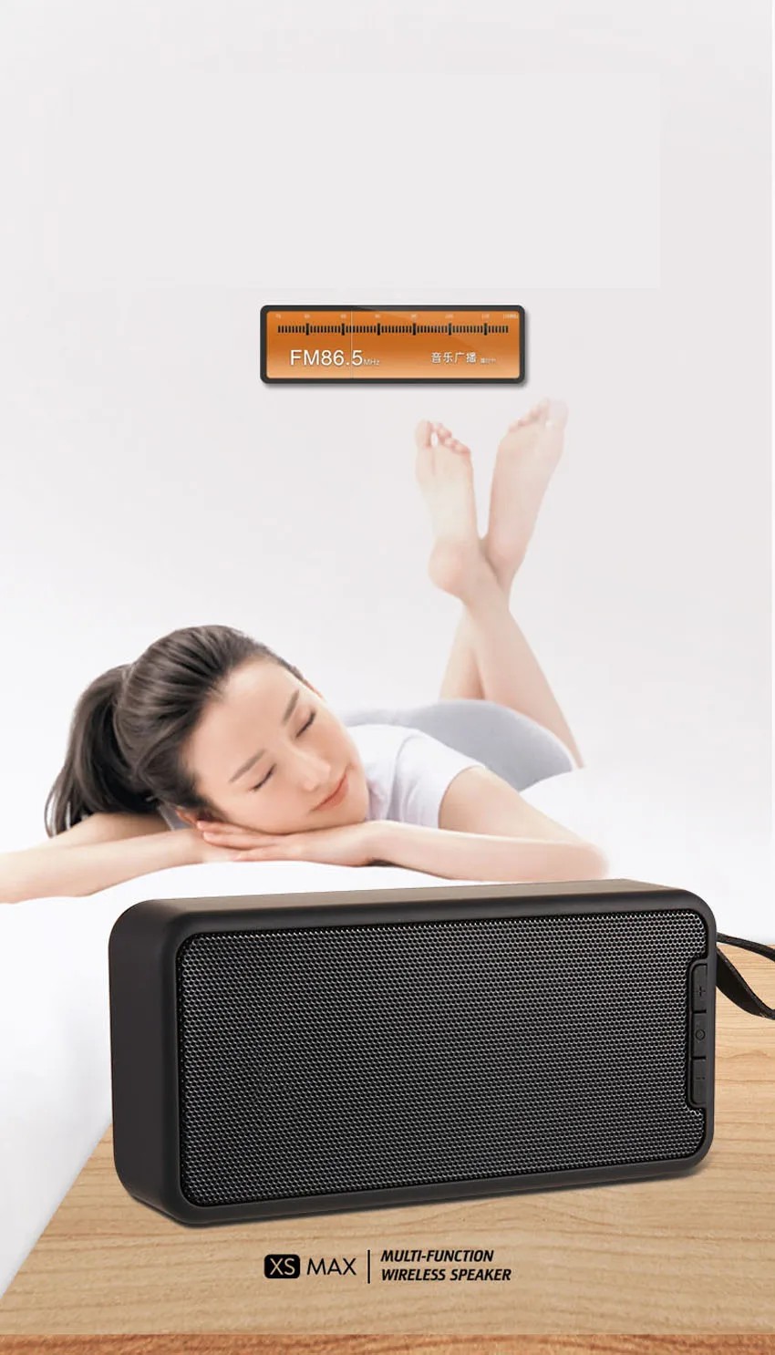 OEM XS Max Wireless Bluetooth Speaker With BT5.0 Handsfree TF FM U Disk Bluetooth Speaker Portable - ANKUX.COM