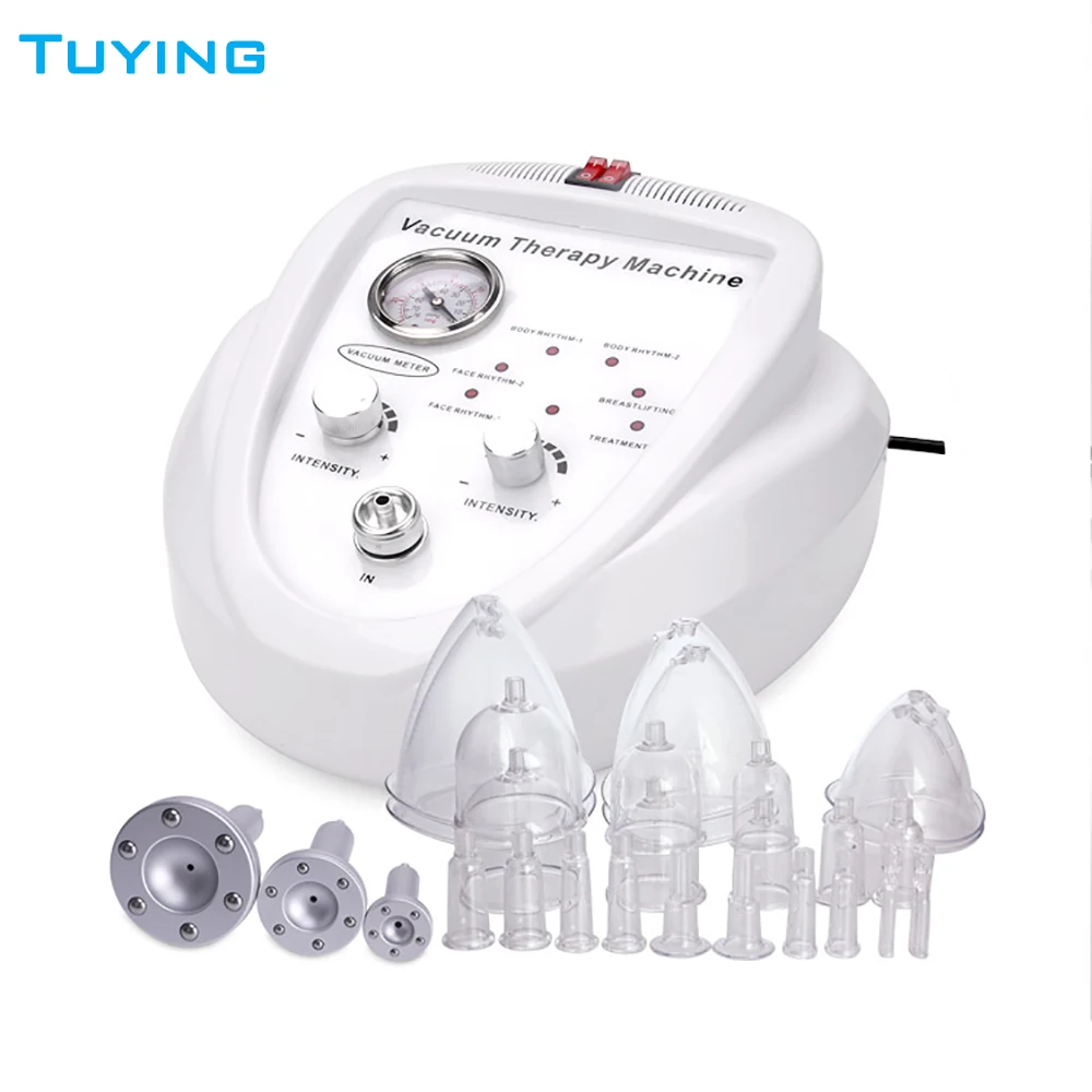 

Tuying Buttocks Enlargement Cup Vacuum Therapy Cupping Machine Butt Breast Enlargement, White