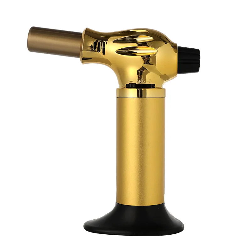 

GF906 cigarette torch lighters jet flame refillable custom logo, Mixed colors