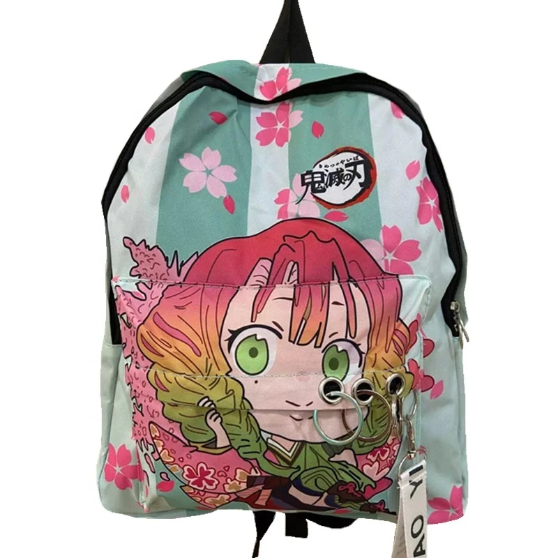 

2021 In Stock Wholesale Cheap Japanese Anime Demon Slayer Back Pack Children School Bags