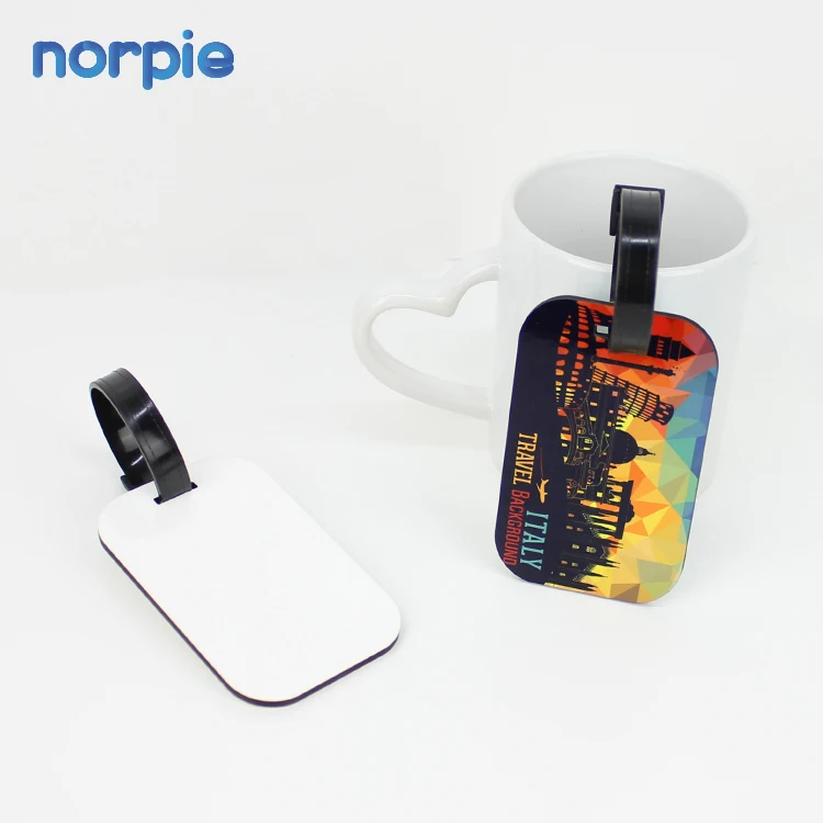 

Travel Decorating Accessories Fashion Wooden Luggage Tag for Sublimation, White