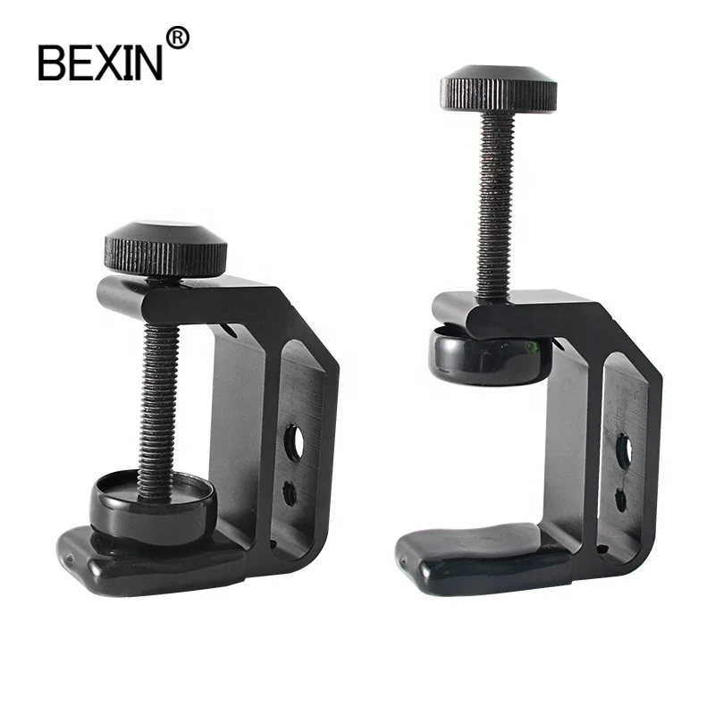 

BEXIN wholesale camera c stands desktop camera accessories C Type Clip for photography Flash Speedlite dslr camera, Balck