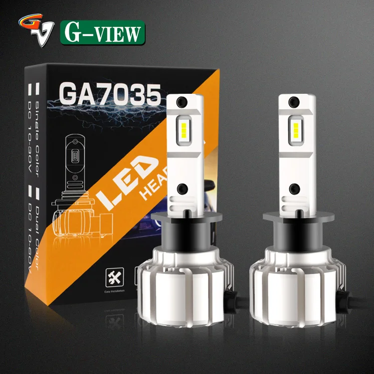 Car led light GA7035 10V 60v DC h1 led headlight 40W 6000K for car led headlight