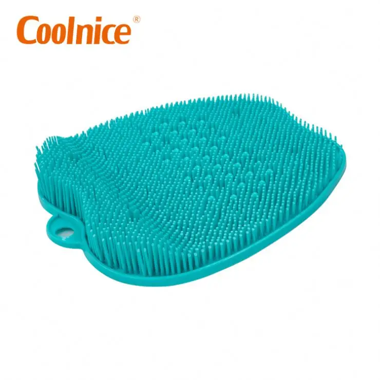 

wholesale foot cleaner massager mat shower foot scrubber with Non Slip Suction Cups