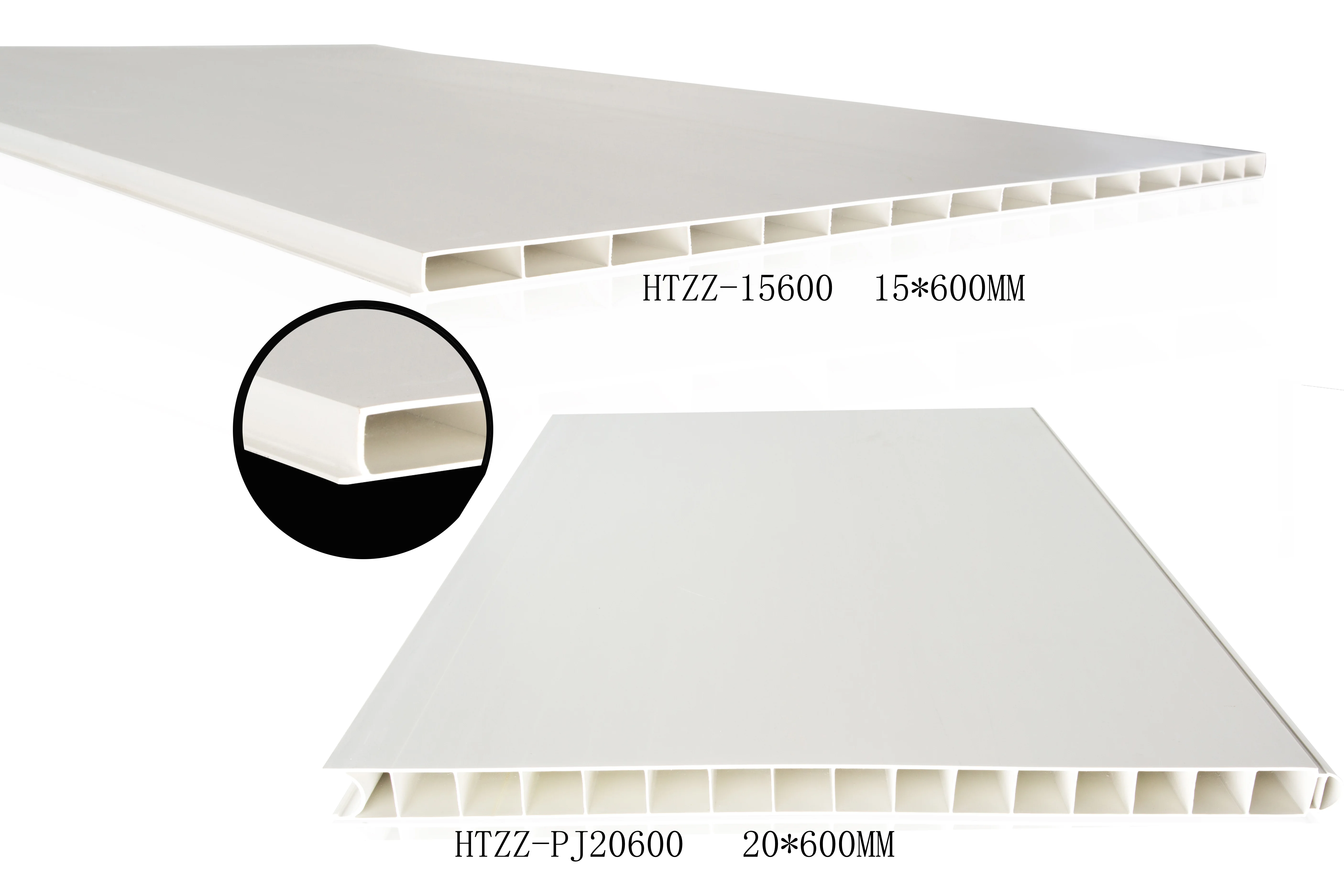 PVC Plastic Panel /PVC Hollow Plank/PVC Panel for Interior Decoration ...