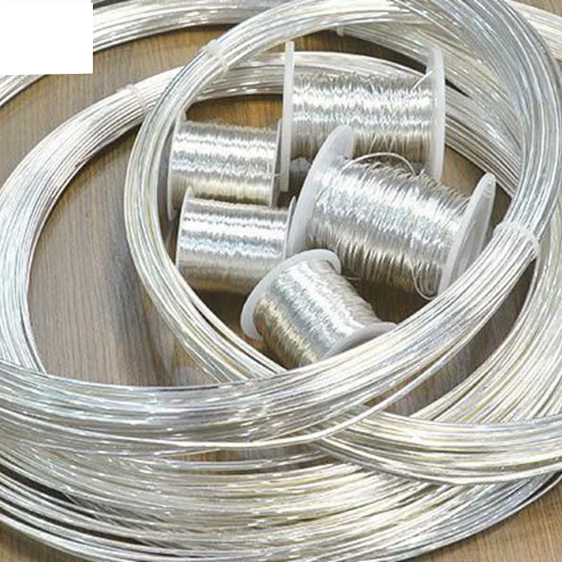 Promotion price 99.99% 99.999% 5N 6N OCC pure silver wire for speaker audio cable wire