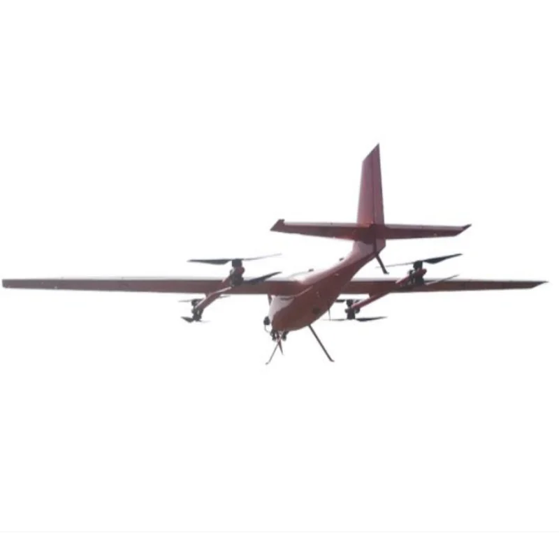 

vtol uav drone 1300m Range 50kg 60kg payload gps drone vtol helicopter aircraft Fixed Wing Drone with gimbals hd camera