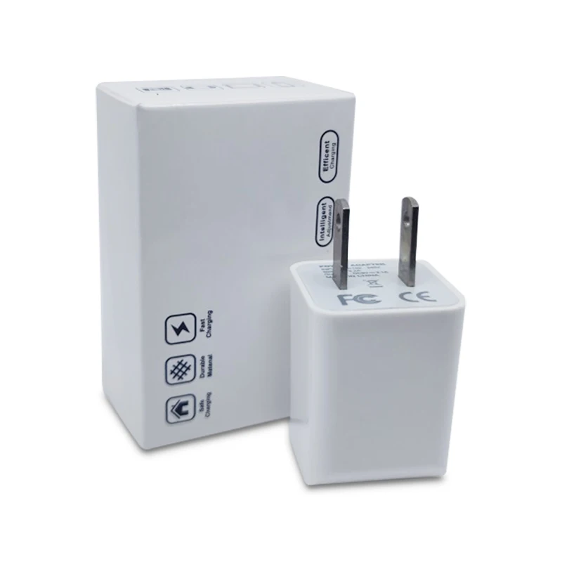 

TKETAI Multi Colors 5V 2.1A Dual USB Portable Wall Travel Charger Classic design US Plug, Black, white, blue, red