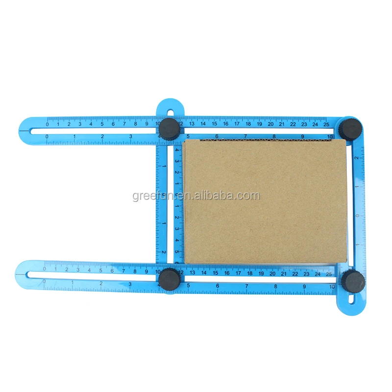 Metal Folding Ruler Angle Measurement Template Tools Aluminum Alloy