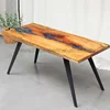 Customize wooden art epoxy resin table river epoxy table