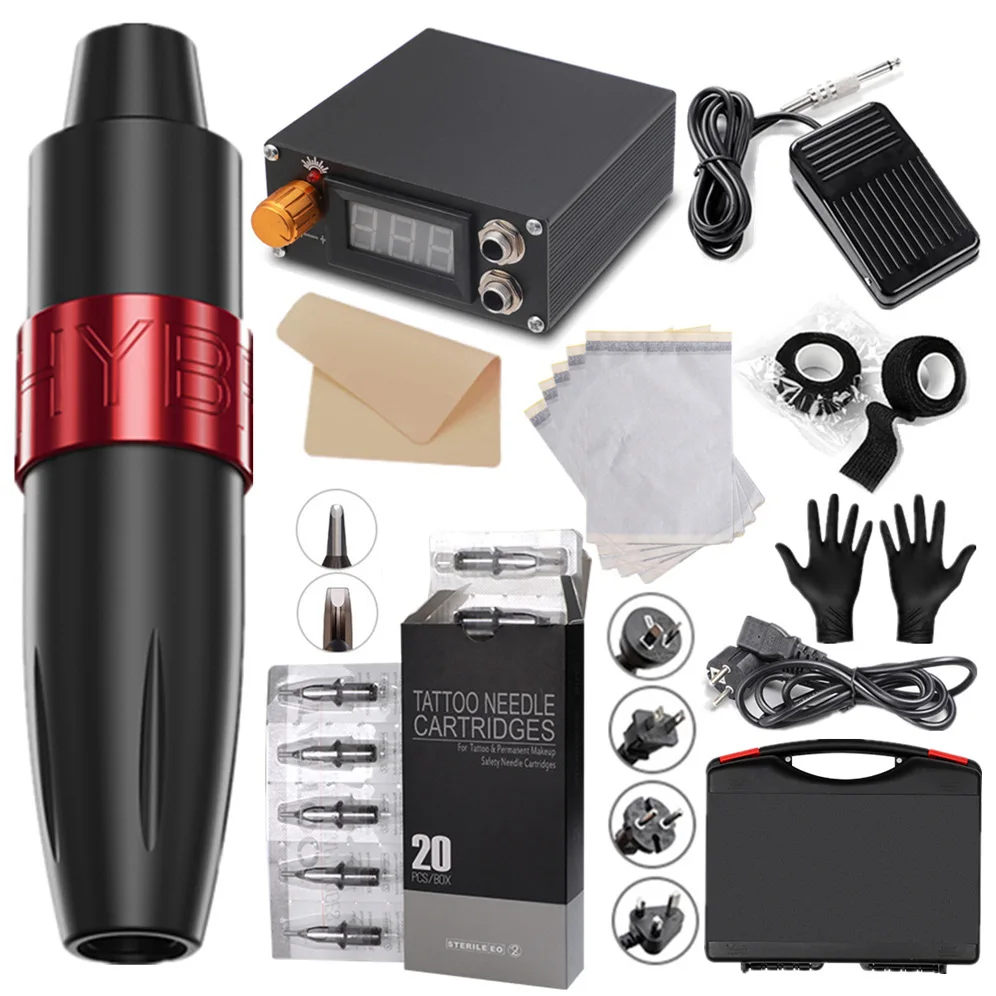 

Rotary Complete Tattoo Permanent Makeup Machine Kit Professional, Different color options available