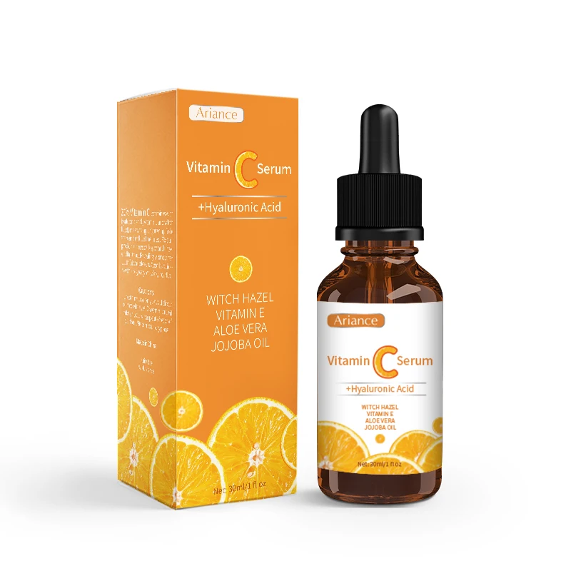 

In Stock Private Label Whitening Vitamin C Brightening Serum Natural Skin Care Best Wholesale Hydrating Vitamin C Serum