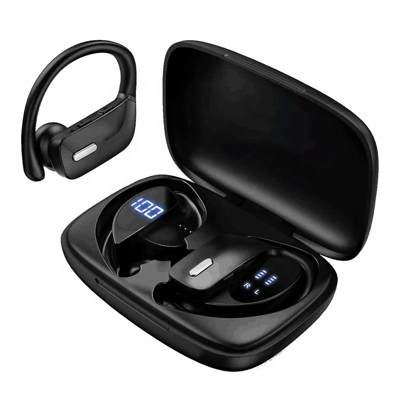 

Cuffie ODM Ear Buds Wireless Ecouteur Audifonos Auricular Inalambrico Fone De Ouvido Sem Fio Earphones With Earhook T17 TWS