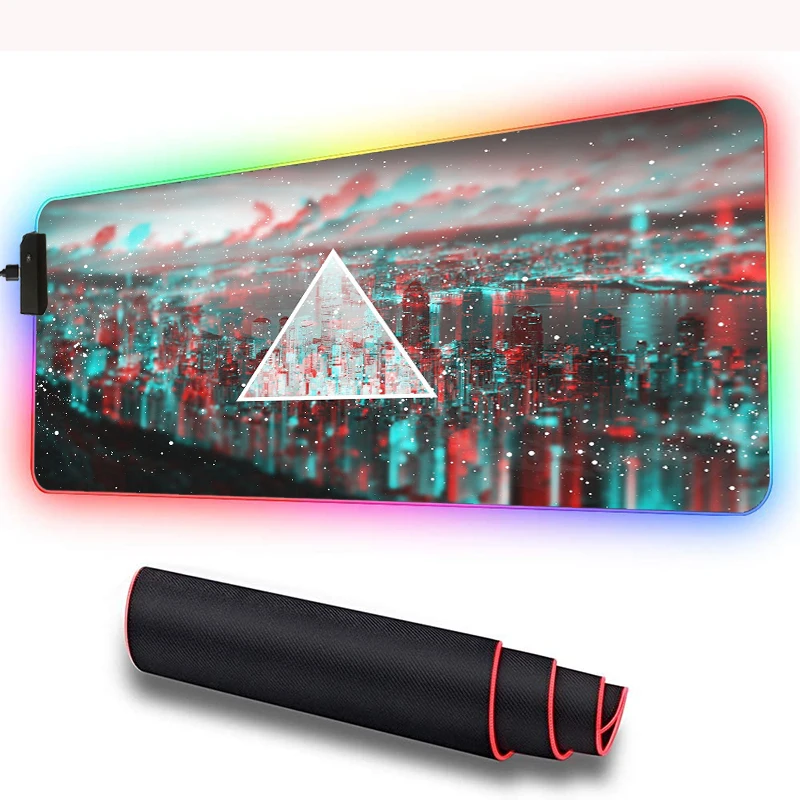 

Creative Notebook keyboard thickness 3mm waterproof Wired mouse pad RGB 800x300mm gamer XL