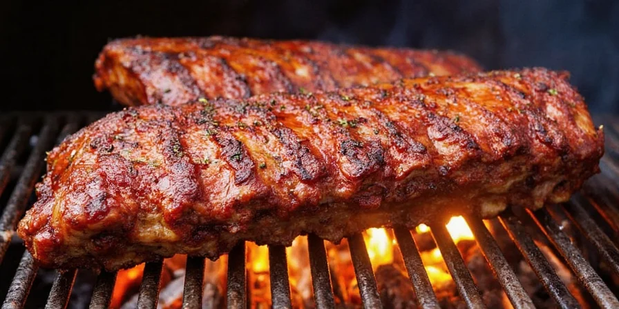 Smoked Ribs on Grill
