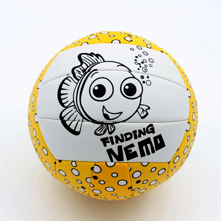 

High quality volleyball cute pattern can be customized for children's Beach Volleyball entertainment volleyball, Mixed color
