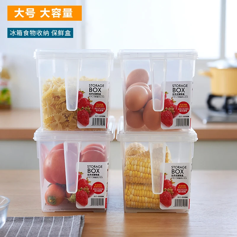 

kitchen plastic acrylic fridge food organizer storage box refrigerator organizer bins